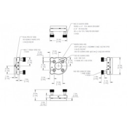 Кинематический держатель для оптики с регулировкой по трем осям, модель AMC-1B
