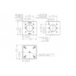 Держатель для крепления светоделительных кубов, модель CM-3T-K1
