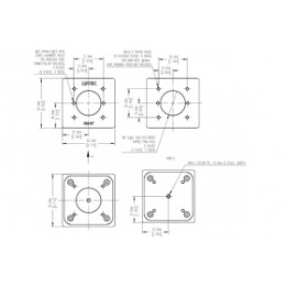 Держатель для крепления светоделительных кубов, модель CM-3T-K3
