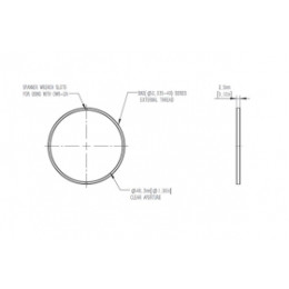Упорное кольцо, модель SM2R-P10
