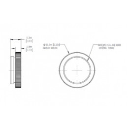 Пылезащитные заглушки с внешней резьбой, модель SM05-С2
