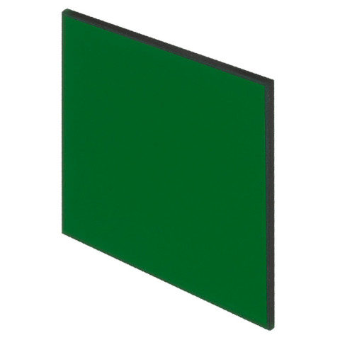 FGV9S - Цветной светофильтр, квадратный 2", резьба на оправе: SM1, материал VG9, полоса пропускания: 485 - 565 нм, Thorlabs