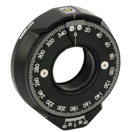 RSP1X15/M - Держатель оптики Ø1" (Ø25.4 мм) с возможностью непрерывного (360°) и  дискретного (15°) вращения закрепляемых элементов, крепления: M4, Thorlabs