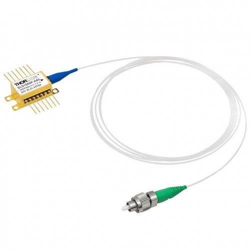 SLD1050P-A60 - Суперлюминесцентный диод, мощность: 60 мВт, длина волны излучения: 1050 нм, ширина полосы: 70 нм (3 дБ), PM оптоволокно, FC/APC разъем, корпус: Butterfly, Thorlabs