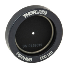 P500HMB - Точечная диафрагма в оправе Ø1/2", диаметр отверстия: 500 ± 10 мкм, материал: молибден, Thorlabs