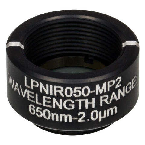 LPNIR050-MP2 - Линейный поляризатор, Ø12.5 мм, в оправе с резьбой SM05, рабочий диапазон: 650 - 2000 нм, Thorlabs
