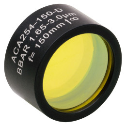 ACA254-150-D - Ахроматический дублет с воздушной прослойкой, просветляющее покрытие: 1.6 5- 3.0 мкм, фокусное расстояние: 150 мм, Thorlabs