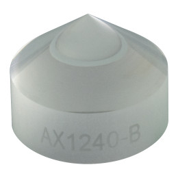 AX1240-B - Аксикон, угол при основании: 40.0°, UVFS, покрытие: 650 - 1050 нм, диаметр: Ø12.7 мм (Ø1/2"), Thorlabs