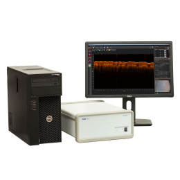 GAN610 - Базовый ОКТ модуль Telesto, рабочая длина волны: 930 нм, A-scan: 5 до 248 кГц, разрешение: 6.0 мкм, комплектующие: суперлюминесцентный диод, сканирующая электроника, спектрометр на линейной ПЗС матрице, SDK, компьютер с ПО, Thorlabs