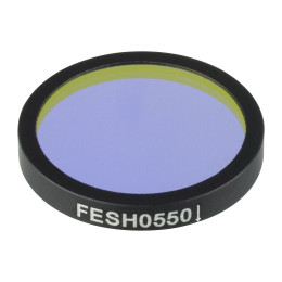 FESH0550 - Коротковолновый светофильтр, Ø25.0 мм, длина волны среза: 550 нм, Thorlabs