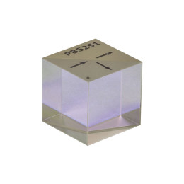 PBS251 - Поляризационный светоделительный куб, сторона куба: 1", рабочий диапазон: 420 - 680 нм, Thorlabs