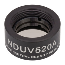 NDUV520A - Отражающий нейтральный светофильтр, UVFS, Ø1/2", резьба на оправе: SM05, оптическая плотность: 2.0, Thorlabs