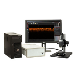 GAN610C1 - Спектральный ОКТ, длина волны: 930 нм, разрешение: 6.0 мкм, A-скан: 5 - 248 кГц: базовый модуль, сканирующая система, оптическая система с линзой и адаптер, стенд, транслятор, Thorlabs