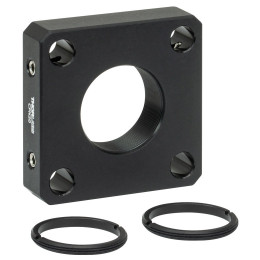 CPN20 - Держатель для оптики диаметром 20 мм, для каркасных систем (30 мм), 2 стопорных кольца SM20RR в комплекте, Thorlabs