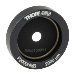 P2000HMB - Точечная диафрагма в оправе Ø1/2", диаметр отверстия: 2000 ± 10 мкм, материал: молибден, Thorlabs