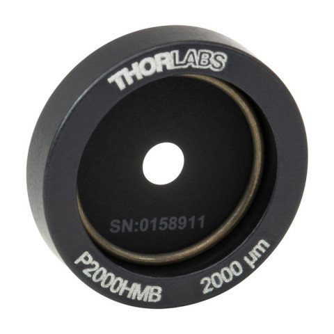 P2000HMB - Точечная диафрагма в оправе Ø1/2", диаметр отверстия: 2000 ± 10 мкм, материал: молибден, Thorlabs