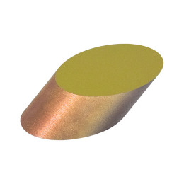 PFE05-M01 - Эллиптическое зеркало с золотым покрытием, диаметр круговой апертуры при повороте зеркала на 45°: 1/2", отражение: 800 нм - 20 мкм, Thorlabs