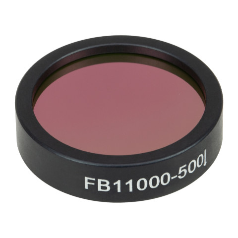 FB11000-500 - Полосовой фильтр, Ø1", центральная длина волны: 11.0 мкм, ширина полосы пропускания: 500 нм, Thorlabs
