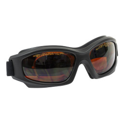 LG12C - Лазерные защитные очки, янтарно-желтые линзы, пропускание видимого излучения 11%, съемный вкладыш для вставки мед. линз, регулируемый ремешок, защита от запотевания, Thorlabs