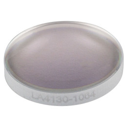 LA4130-1064 - Плоско-выпуклая линза Ø1/2", материал: UVFS, просветляющее покрытие: 1064 нм, фокусное расстояние: 40 мм, Thorlabs