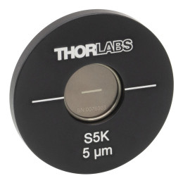 S5K - Оптическая щель в оправе Ø1", ширина: 5 ± 1 мкм, длина: 3 мм, Thorlabs