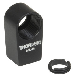 MLH6 - Держатель для оптики диаметром Ø6 мм со стопорным кольцом, крепление: 4-40, Thorlabs