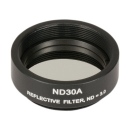 ND30A - Отражающий нейтральный светофильтр, Ø25 мм, резьба на оправе: SM1, оптическая плотность: 3.0, Thorlabs