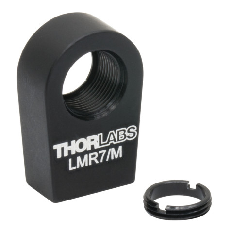 LMR7/M - Держатель для линз диаметром 7 мм со стопорным кольцом, крепление: M4, Thorlabs