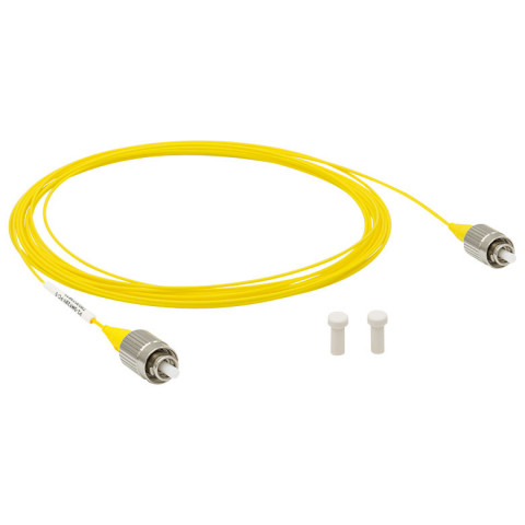 P1-SMF28Y-FC-5 - Соединительный оптоволоконный кабель, одномодовое оптоволокно, 5 м, диапазон рабочих длин волн: 1260 - 1625 нм, FC/PC разъем, оболочка: Ø900 мкм, Thorlabs