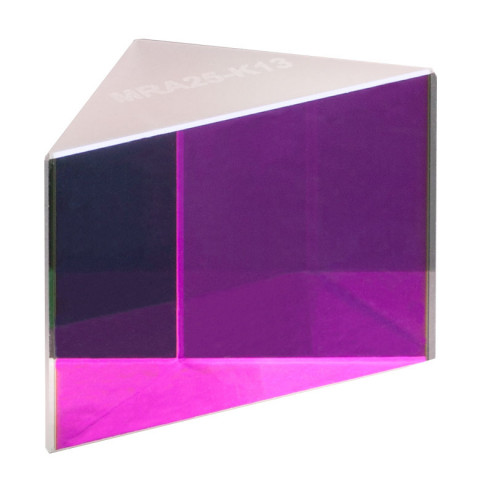MRA25-K13 - Прямая треугольная зеркальная призма, диэлектрическое покрытие, отражение: 532 нм и 1064 нм, сторона треугольника 25.0 мм, Thorlabs