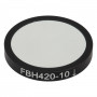 FBH420-10 - Полосовой фильтр, Ø25 мм, центральная длина волны: 420 нм, ширина полосы пропускания: 10 нм, Thorlabs