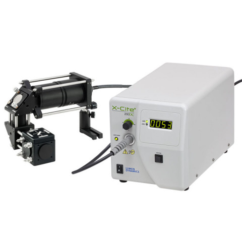 OTKB-FLS/M - Модуль для объединения оптического пинцета (OTKB/M) с методом флюоресцентной микроскопии, с источником света, дюймовая резьба, Thorlabs