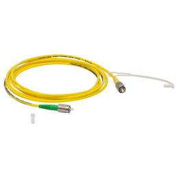 P4-980AR-2 - Соединительный оптоволоконный кабель, одномодовое оптоволокно, 2 м, диапазон рабочих длин волн: 980 - 1550 нм, FC/APC (с просветляющим покрытием) и FC/PC (без покрытия) разъем, Thorlabs