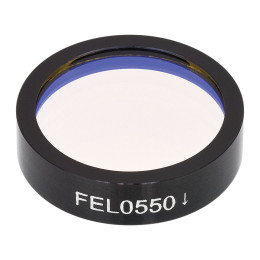 FEL0550 - Длинноволновый фильтр, Ø1", длина волны среза: 550 нм, Thorlabs