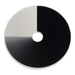 NDC-50C-4-B - Плавно перестраиваемый круглый нейтральный фильтр, без оправы, диаметр: 50 мм, оптическая плотность: 0-4.0, просветляющее покрытие: 650 - 1050 нм, Thorlabs