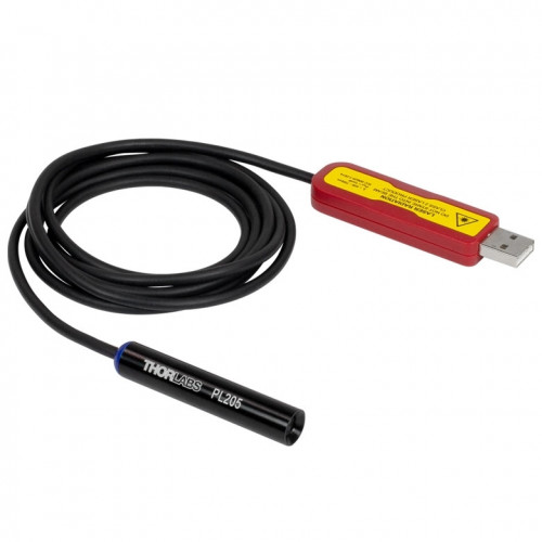 PL205 - Компактный лазерный модуль с USB разъемом, 635 нм, 0.9 мВт (тип.), Thorlabs