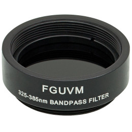 FGUVM - Цветной светофильтр в оправе, Ø25 мм, материал UG1, резьба SM1, Thorlabs