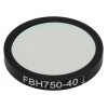 FBH750-40 - Полосовой фильтр, Ø25 мм, центральная длина волны: 750 нм, ширина полосы пропускания: 40 нм, Thorlabs