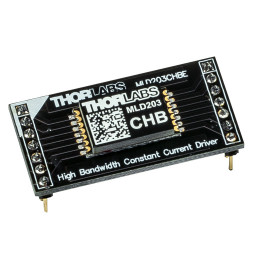 MLD203CHBE - Драйвер лазерного диода, режим постоянного тока, на дочерней плате, широкий диапазон частот модуляции, Thorlabs