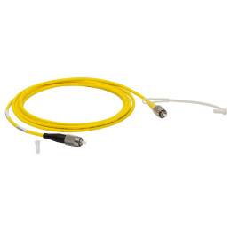 P1-980AR-2 - Соединительный оптоволоконный кабель, одномодовое оптоволокно, 2 м, диапазон рабочих длин волн: 980 - 1550 нм, FC/PC (с просветляющим покрытием) и FC/PC (без покрытия) разъем, Thorlabs
