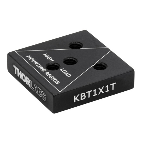 KBT1X1T - Верхняя платина для нижней платины KBB1X1 кинематического основания, четыре отверстия: 8-32, Thorlabs