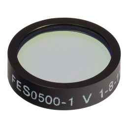 FES0500 - Коротковолновый светофильтр, Ø1", длина волны среза: 500 нм, Thorlabs