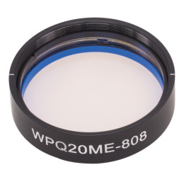 WPQ20ME-808 - Четвертьволновая пластинка из ЖК полимера в оправе, Ø2", рабочая длина волны: 808 нм, резьба: SM2, Thorlabs