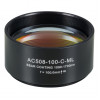 AC508-100-C-ML - Ахроматический дублет, f=100 мм, Ø2", резьба на оправе: SM2, просветляющее покрытие: 1050-1700 нм, Thorlabs
