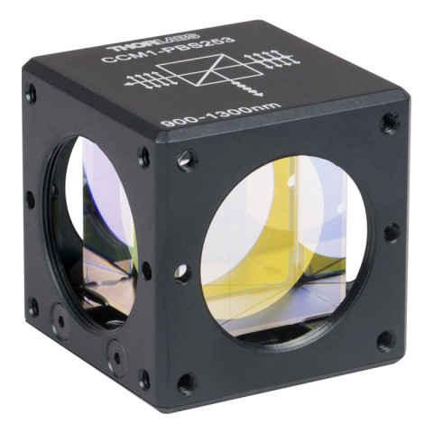 CCM1-PBS253 - Поляризационный светоделительный куб, оправа: 30 мм, рабочий диапазон: 900-1300 нм, крепления: 8-32, Thorlabs