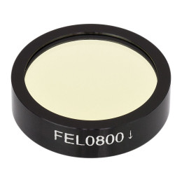 FEL0800 - Длинноволновый фильтр, Ø1", длина волны среза: 800 нм, Thorlabs