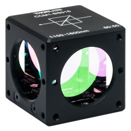 CCM1-BS015 - Светоделительный куб в оправе, не вносит изменения в поляризацию света, для каркасных систем: 30 мм, просветляющее покрытие: 1100 - 1600 нм, крепления: 8-32, Thorlabs