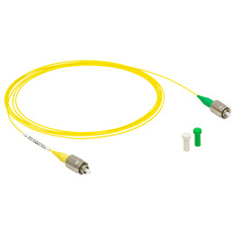 P5-780Y-FC-2 - Соединительный оптоволоконный кабель, одномодовое оптоволокно, 2 м, диапазон рабочих длин волн: 780 - 970 нм, FC/PC и FC/APC разъем, оболочка: Ø900 мкм, Thorlabs
