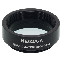 NE02A-A - Абсорбционный нейтральный светофильтр, Ø25 мм, резьба на оправе: SM1, просветляющее покрытие: 350 - 700 нм, оптическая плотность: 0.2, Thorlabs
