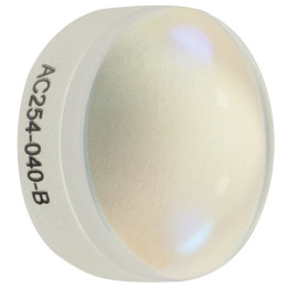 AC254-040-B - Ахроматический дублет, фокусное расстояние: 40.0 мм, Ø1", просветляющее покрытие: 650 - 1050 нм, Thorlabs
